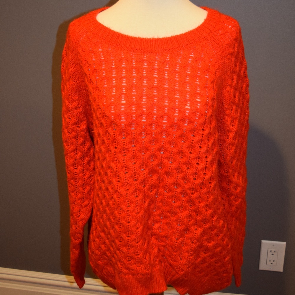 Oversized Orange Sweater